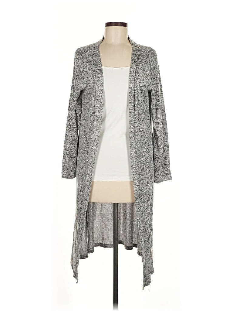 HELLO MELLO Pre-owned Cardigan Sweater In Gray