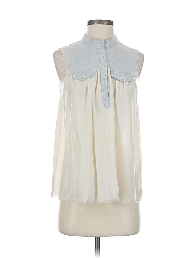 Click to view more detailed imagery on our partner's website Pre-owned Joe's Jeans Sleeveless Blouse In White