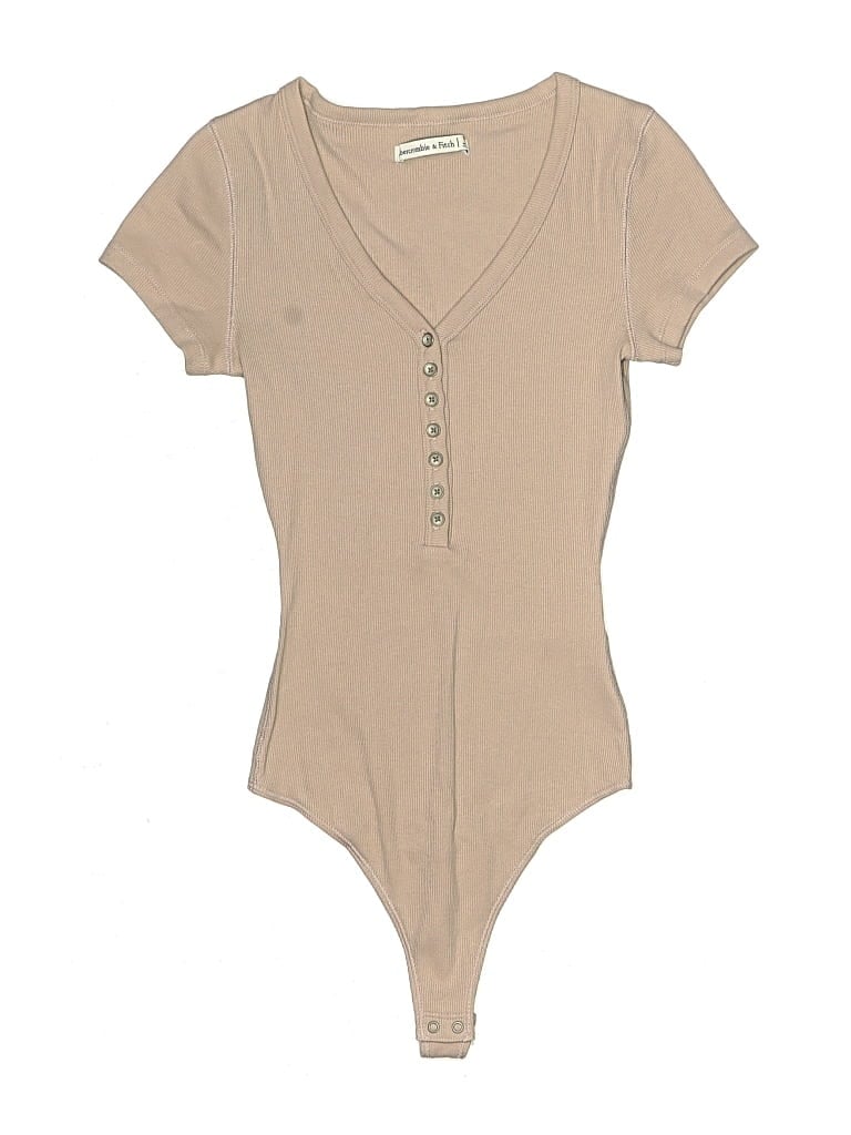 Pre-owned Abercrombie & Fitch Bodysuit In Brown