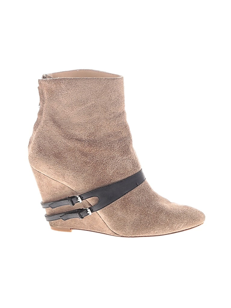 Pre-owned Elizabeth And James Ankle Boots In Brown