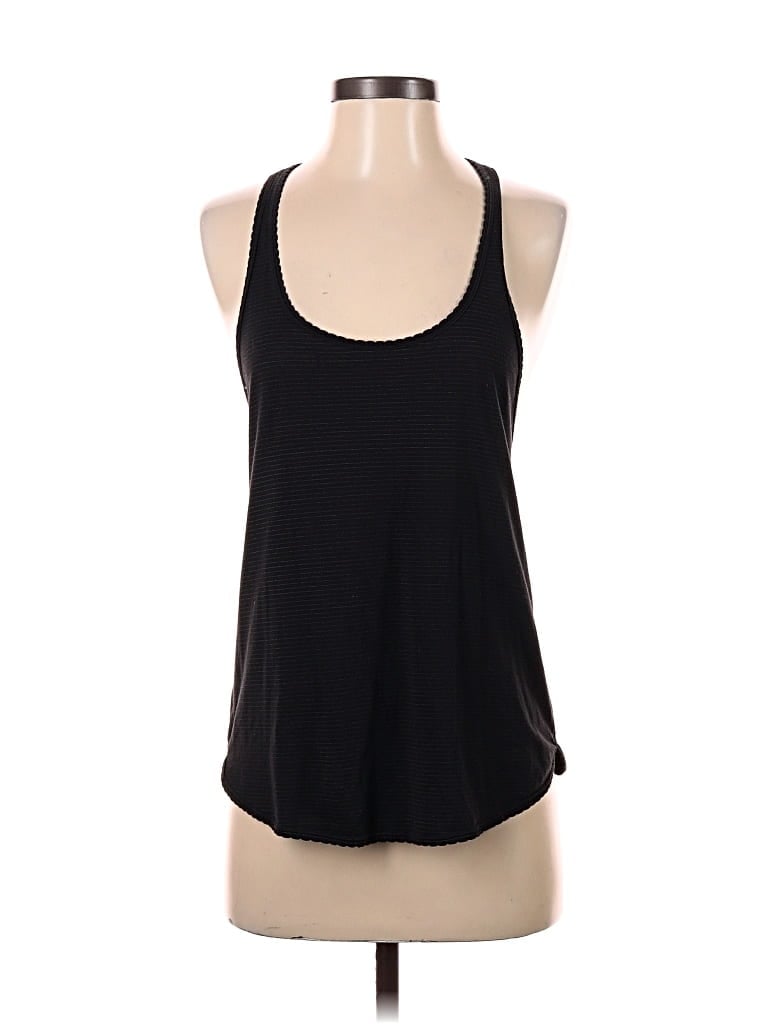 Pre-owned Lululemon Athletica Tank Top Black Halter Neckline Tops