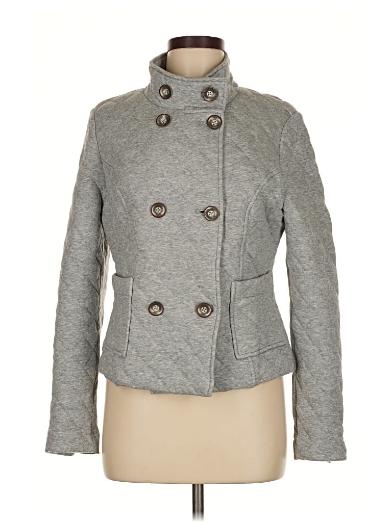 Pre-owned Cabi Cardigan Sweater In Gray