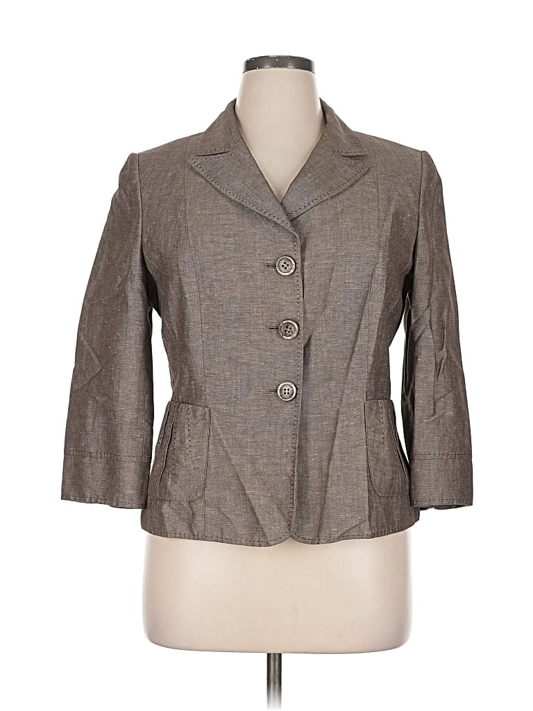 Click to view more detailed imagery on our partner's website Pre-owned Tahari By Asl Blazer Jacket In Gray