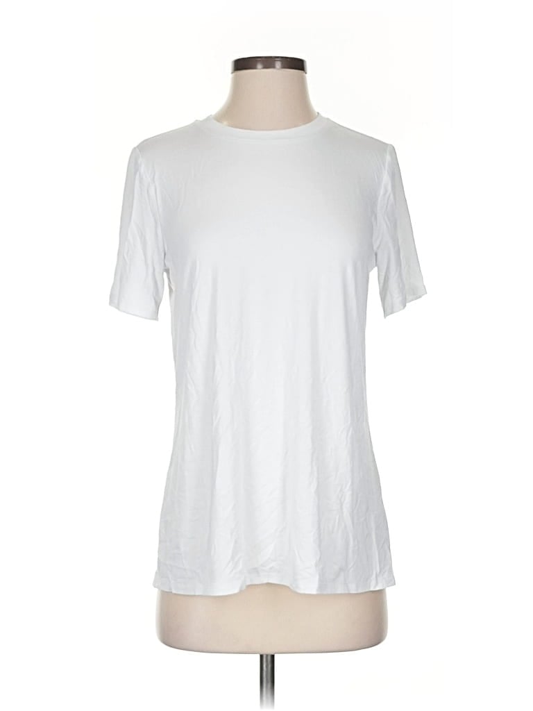 Pre-owned Laurie Felt Short Sleeve T-shirt In White
