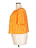 Just Be... 100% Polyester Orange Short Sleeve Blouse Size 2X - photo 5