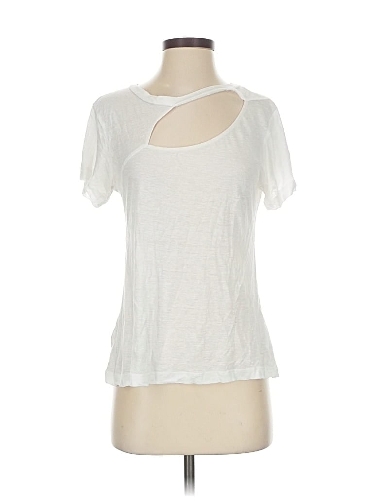 Pre-owned Lna Short Sleeve T-shirt In White