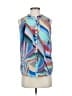 AP.NY Blue Sleeveless Button-Down Shirt Size XS - photo 1