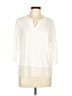 Ellen Tracy Ivory 3/4 Sleeve Top Size L (petite) - photo 1