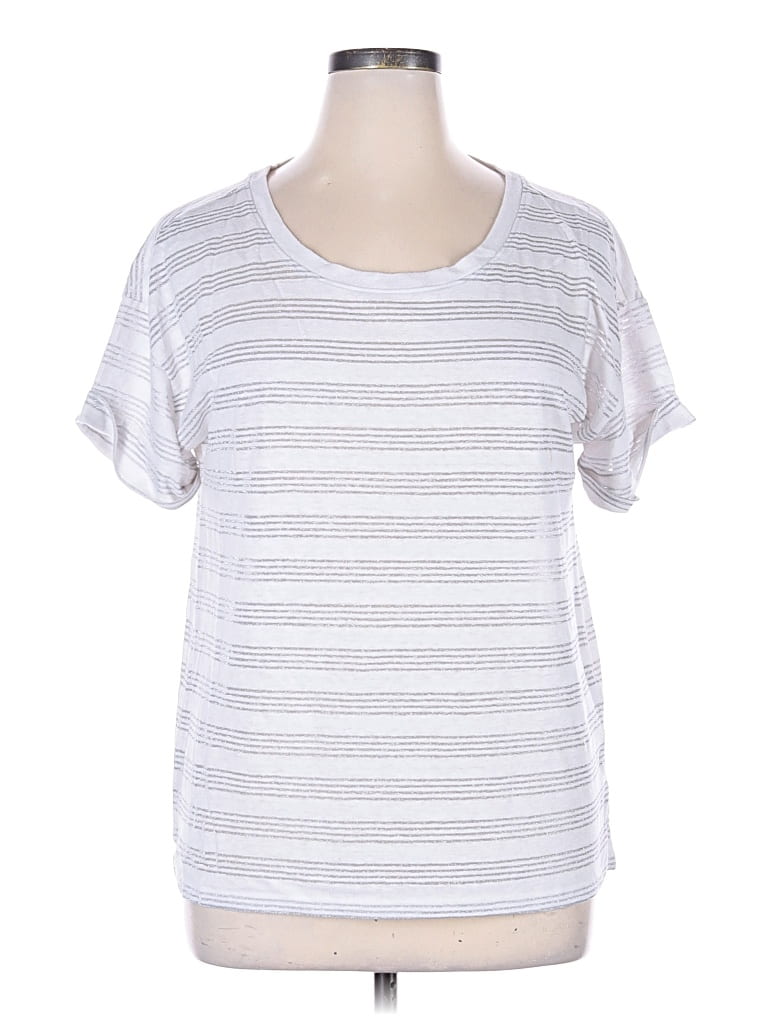 Pre-owned Talbots Short Sleeve T-shirt In Silver