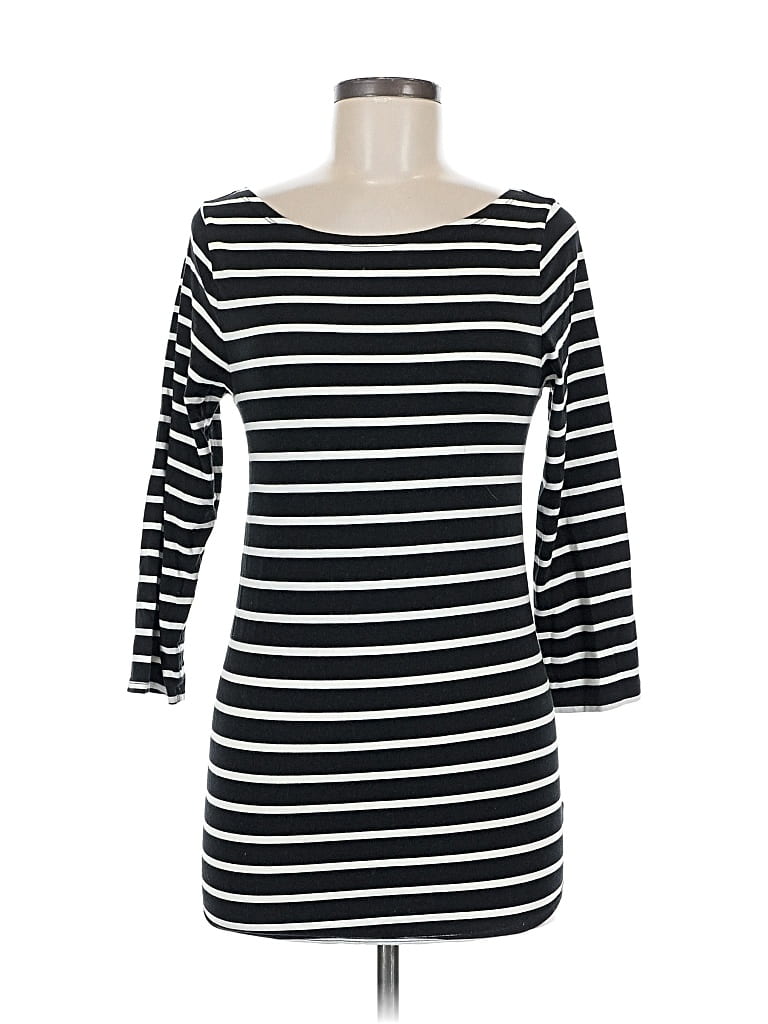 Pre-owned Isabel 3/4 Sleeve T-shirt In Black