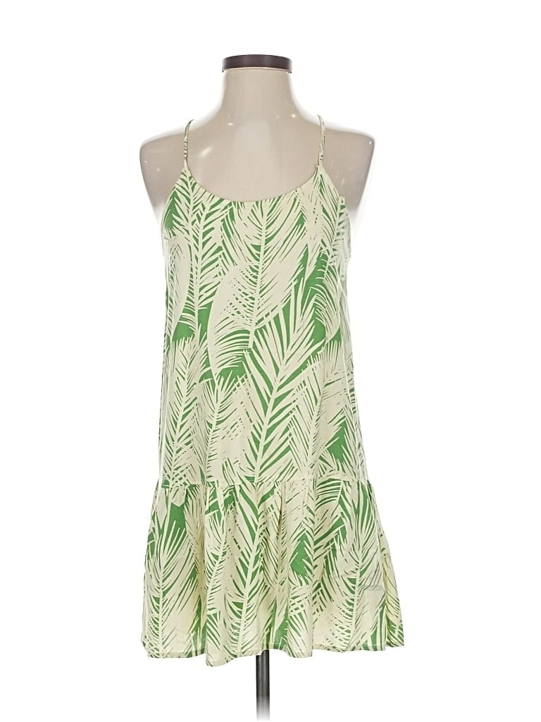 Pre-owned Roxy Casual Dress In Green