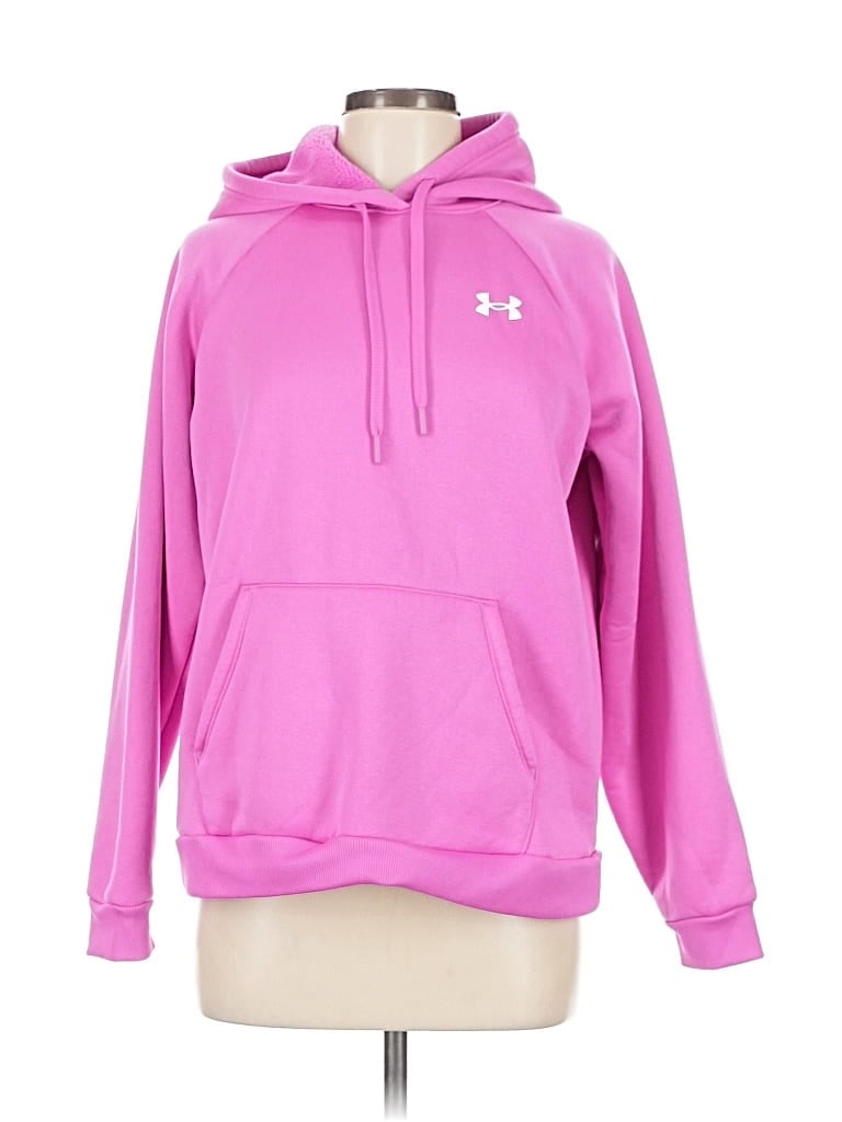 Click to view more detailed imagery on our partner's website Pre-owned Under Armour Pullover Hoodie In Pink