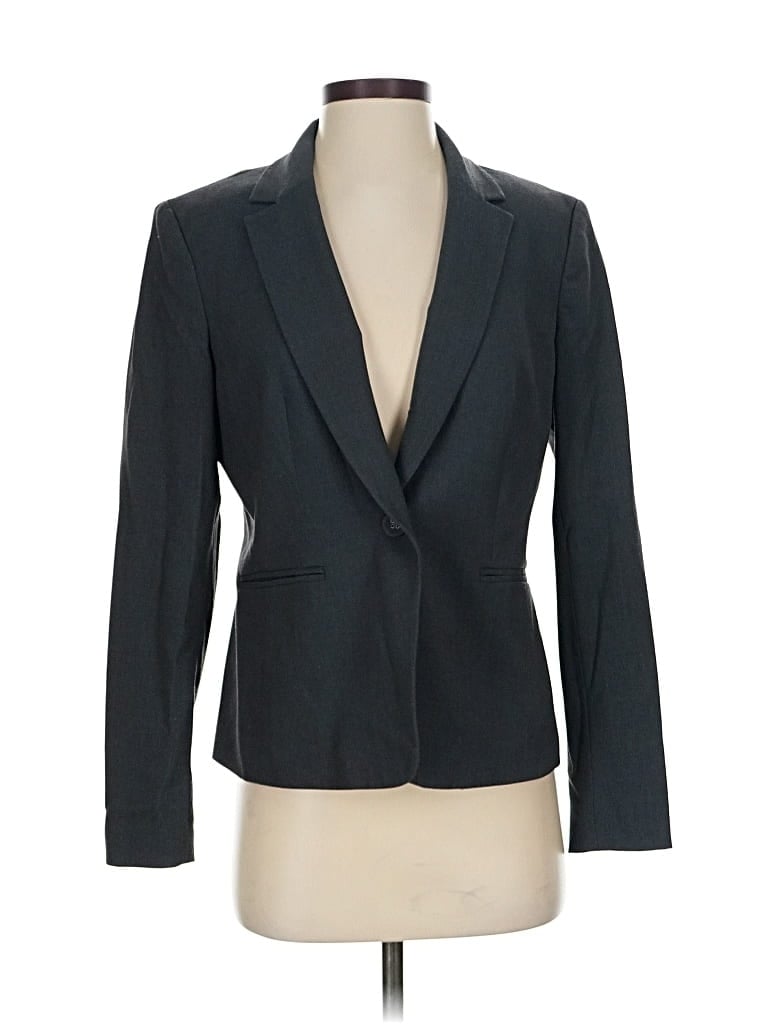 Pre-owned Nine West Blazer Jacket In Gray