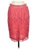 Ann Taylor 100% Polyester Red Formal Skirt Size 8 - photo 2