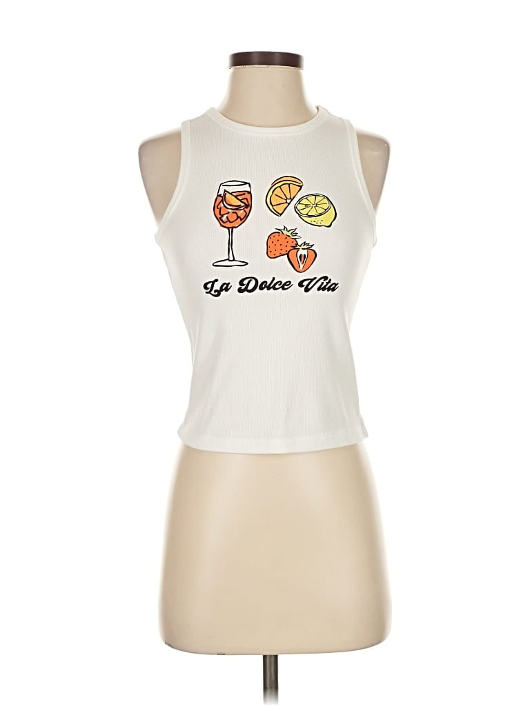 Pre-owned Better / Together Sleeveless T-shirt In White