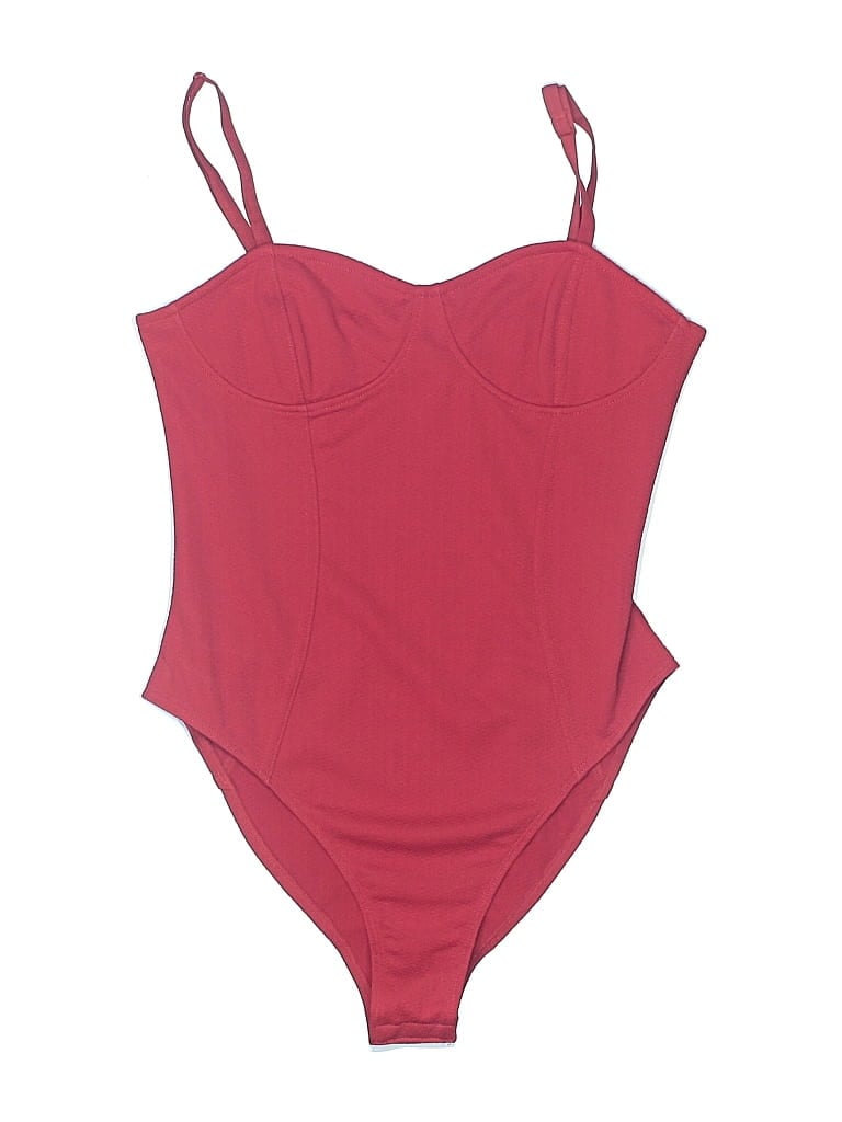 DIVIDED BY H&M Pre-owned Bodysuit In Red