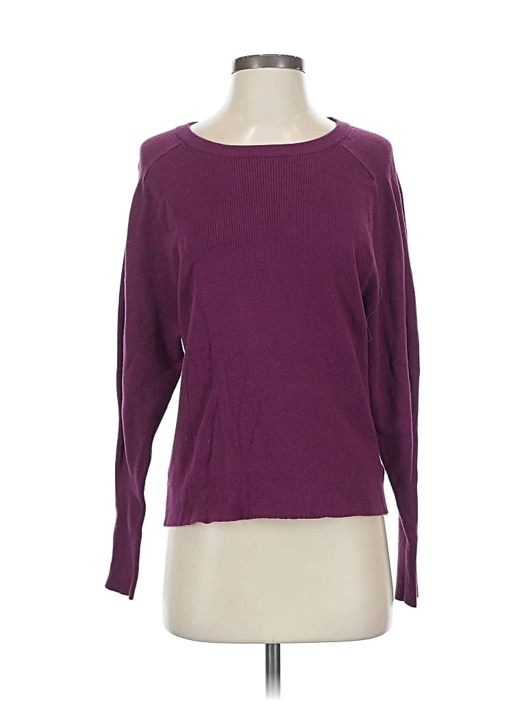 Pre-owned Express Pullover Sweater In Purple