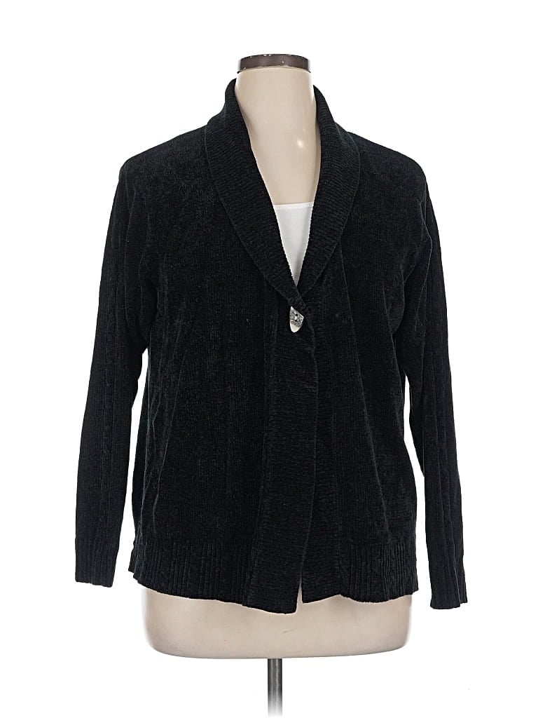 Pre-owned Studio Works Cardigan Sweater In Black