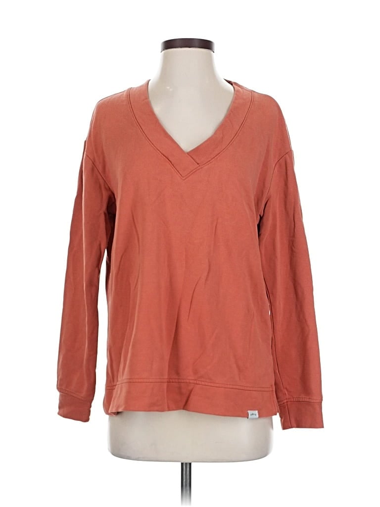 ORVIS Pre-owned Pullover Sweater In Orange