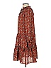 Max Studio 100% Polyester Paisley Brown Casual Dress Size XS - photo 5