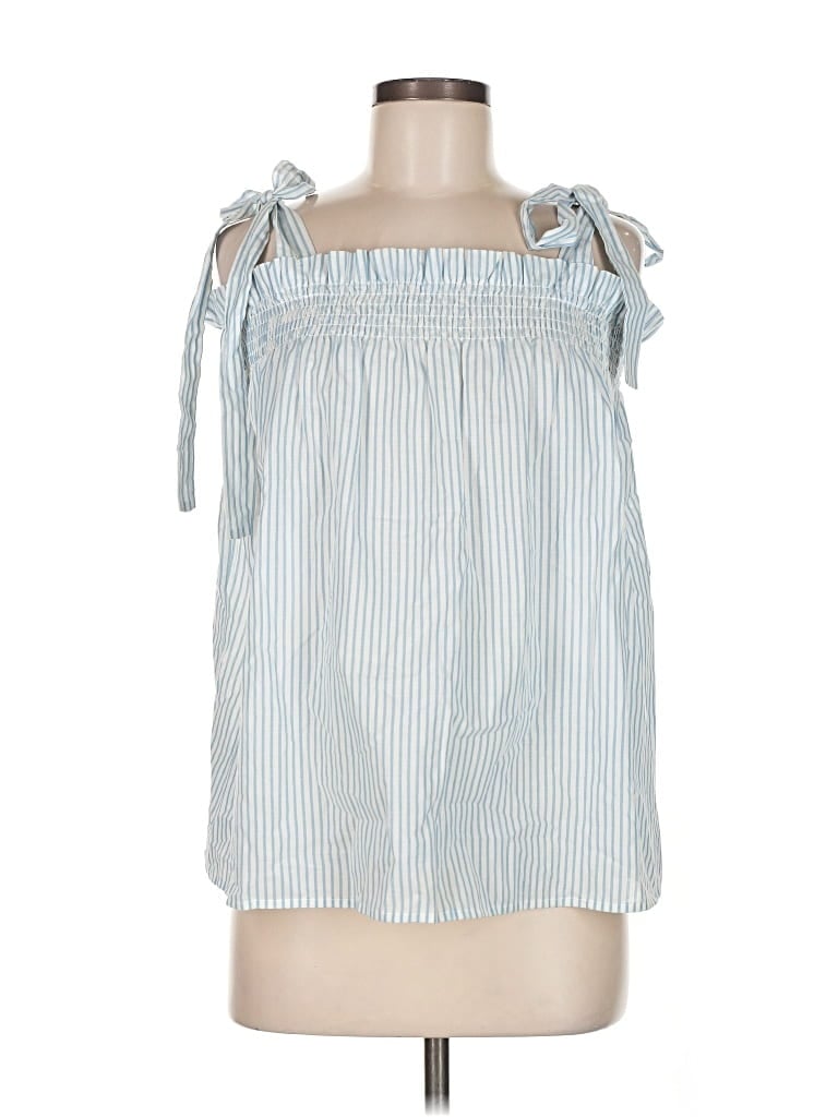 ANN TAYLOR Pre-owned Sleeveless Blouse In Blue