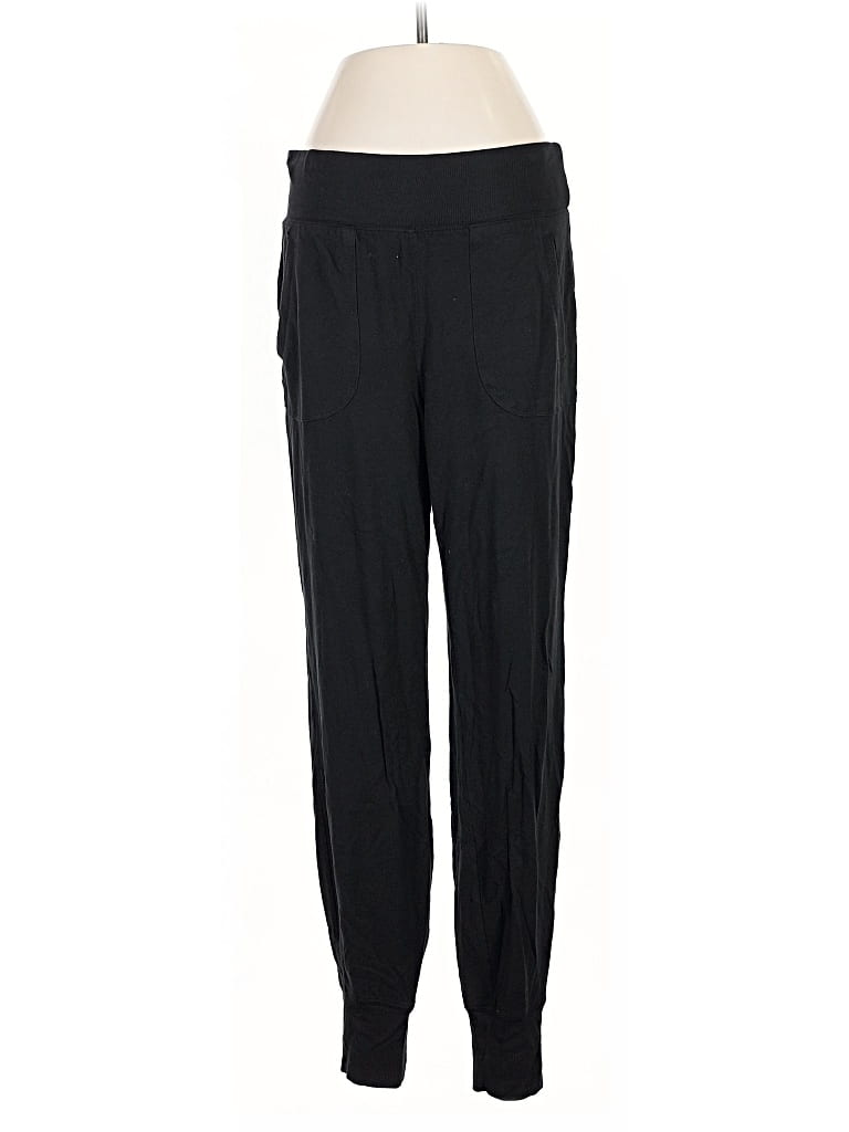 Pre-owned Athleta Track Pants In Black
