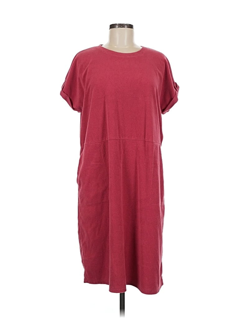 Pre-owned Jjill Kimono In Burgundy