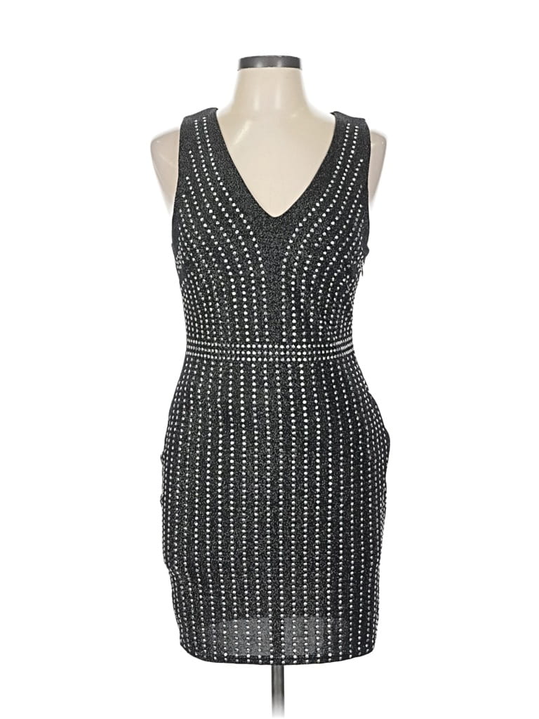 Pre-owned Fashion Nova Cocktail Dress In Silver