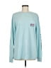 Vineyard Vines 100% Cotton Teal Sweatshirt Size M - photo 1