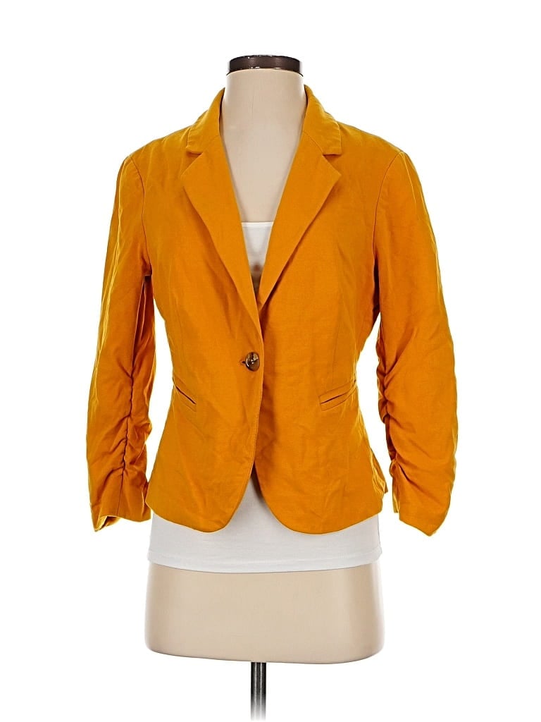 Pre-owned The Limited Blazer Jacket In Orange