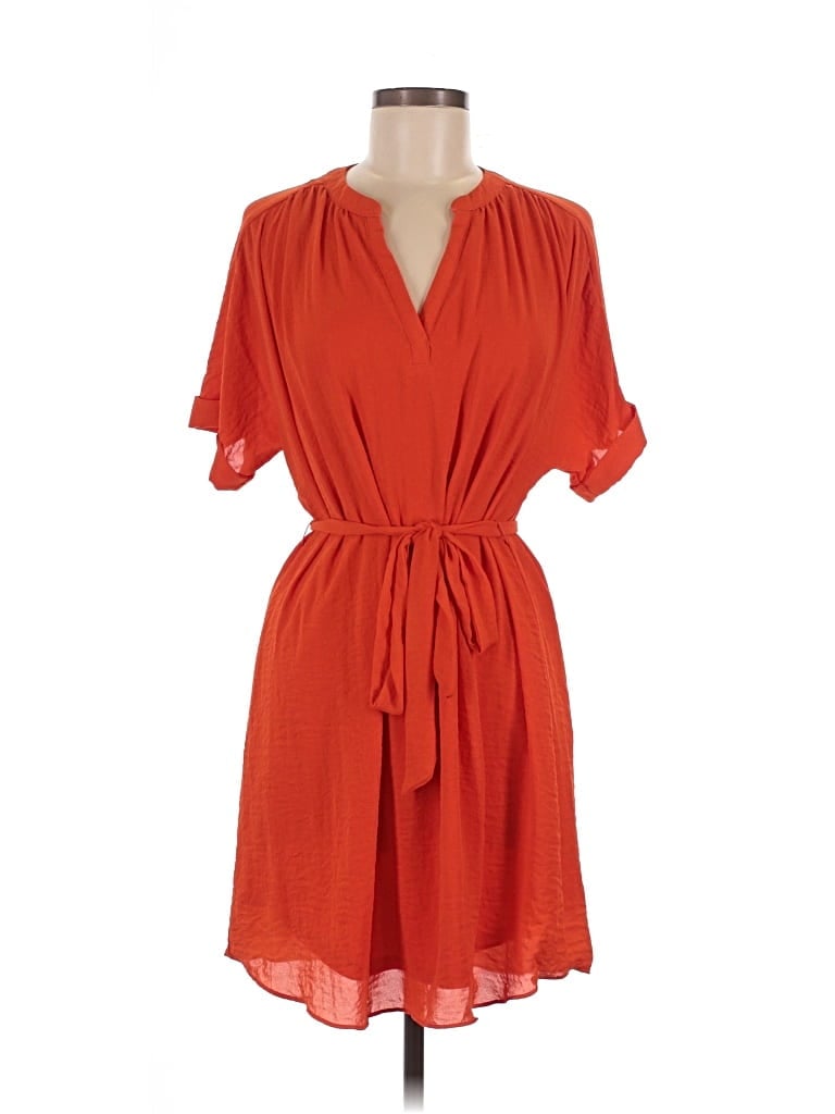 Pre-owned Worthington Casual Dress In Orange