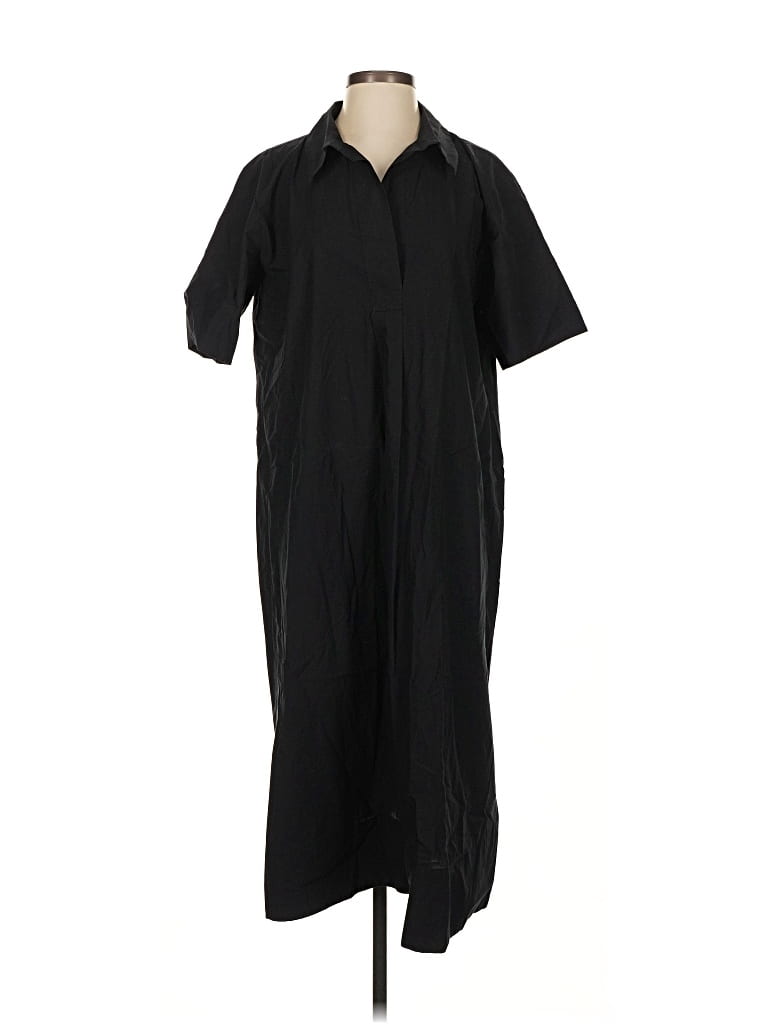 Pre-owned Eileen Fisher Casual Dress In Black