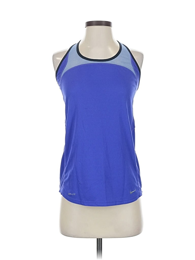 Pre-owned Nike Active Tank Top In Blue