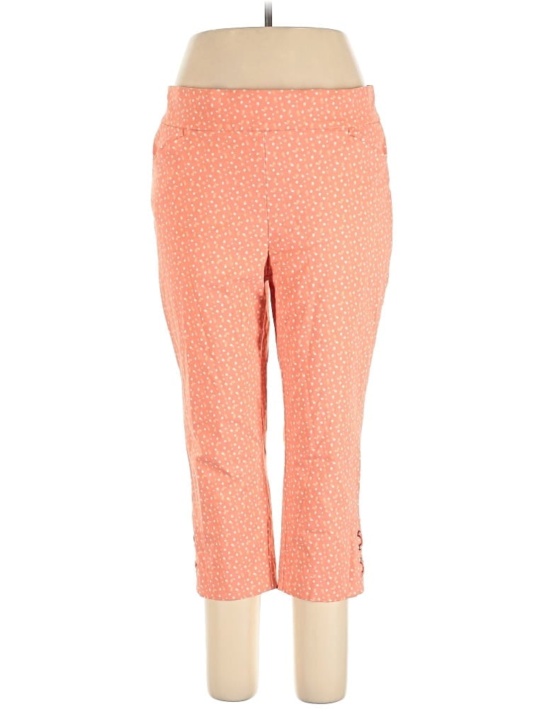 Pre-owned Weekends By Chico's Casual Pants In Orange