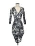 BCBGMAXAZRIA Print Gray Cocktail Dress Size XS - photo 1