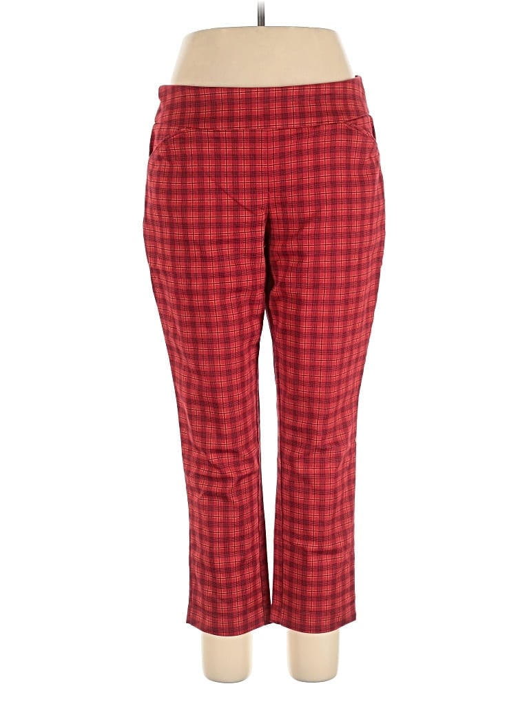 Pre-owned Croft & Barrow Casual Pants In Red