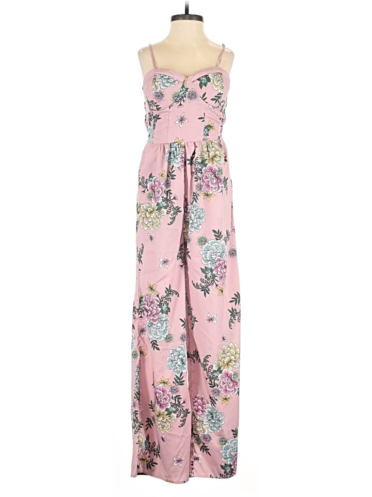 Pre-owned Band Of Gypsies Jumpsuit In Pink