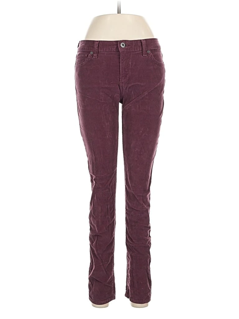 Pre-owned Lucky Brand Casual Pants In Burgundy