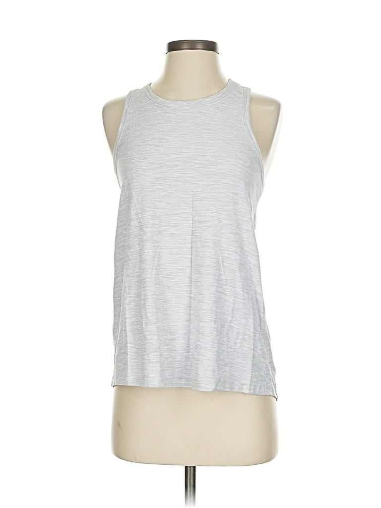 Pre-owned Active By Old Navy Sleeveless T-shirt In Silver
