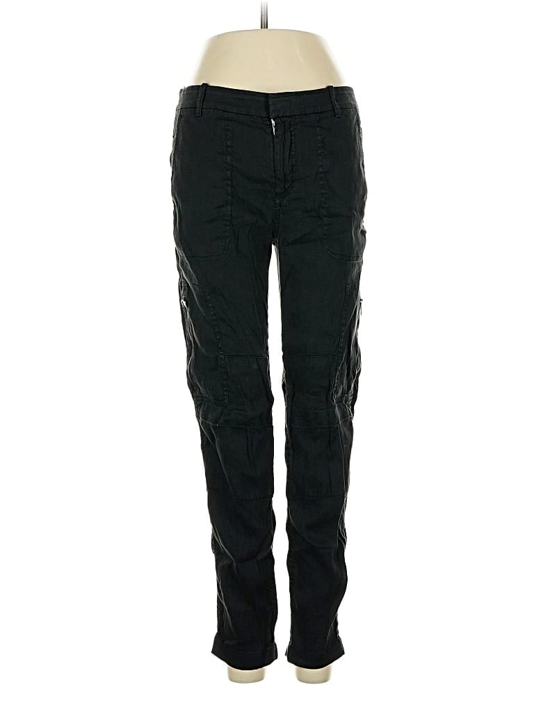 Pre-owned Vince Linen Pants In Black