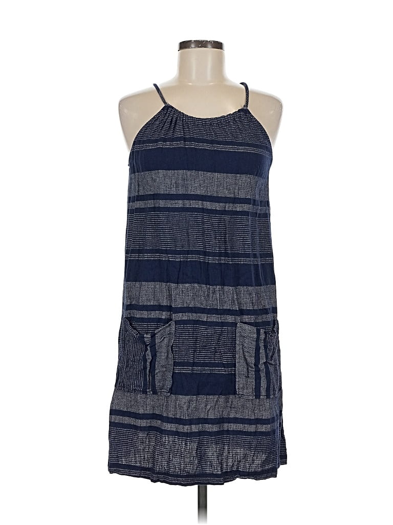 Pre-owned Ann Taylor Loft Outlet Casual Dress In Blue