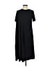 DKNY 100% Polyester Solid Black Casual Dress Size S - photo 1