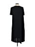 DKNY 100% Polyester Solid Black Casual Dress Size S - photo 2