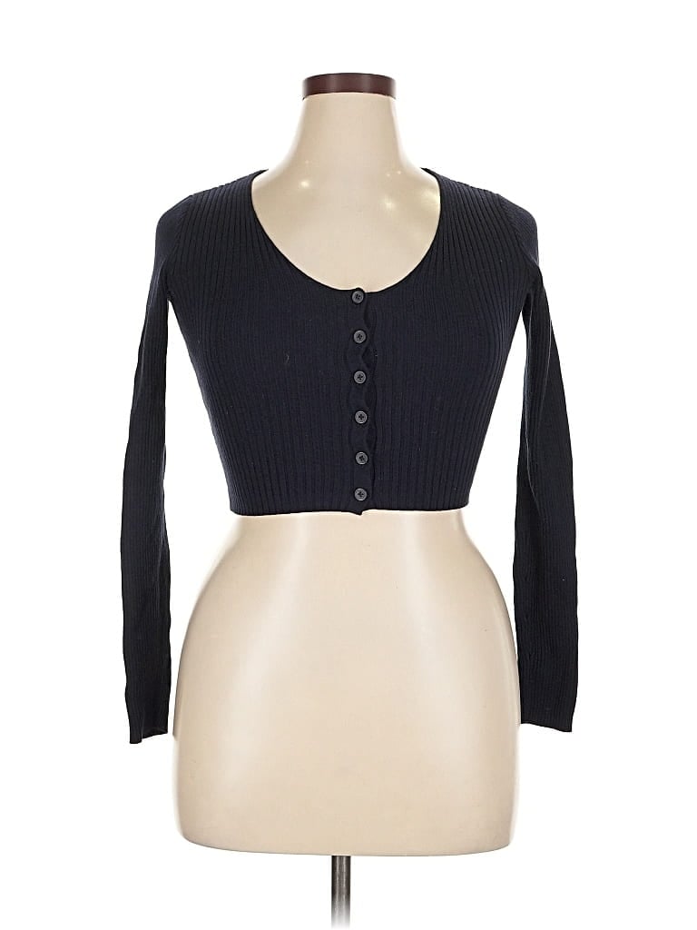 Pre-owned John Galt Cardigan Sweater In Blue