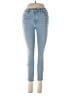 FRAME Denim Solid Blue Jeans Size 27 waist - photo 1