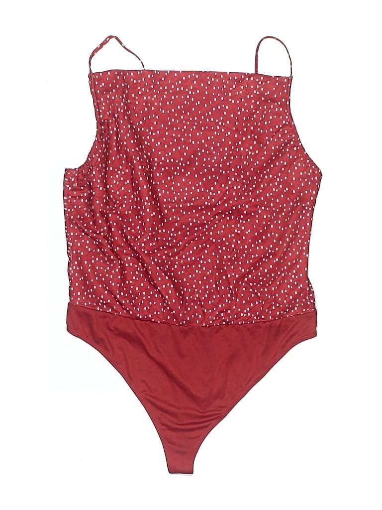 Pre-owned Mi Ami Bodysuit In Red