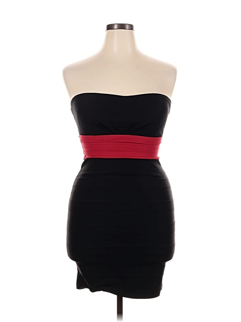 Pre-owned Krazy Larry Cocktail Dress In Black