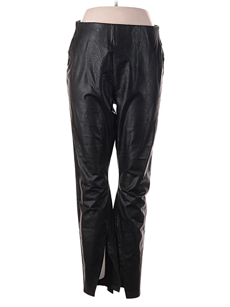 Pre-owned Spanx Track Pants In Black