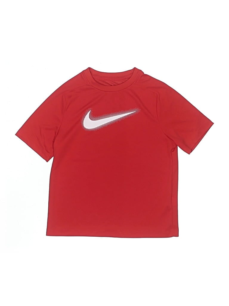 Click to view more detailed imagery on our partner's website Pre-owned Nike Kids' Short Sleeve T-shirt In Red