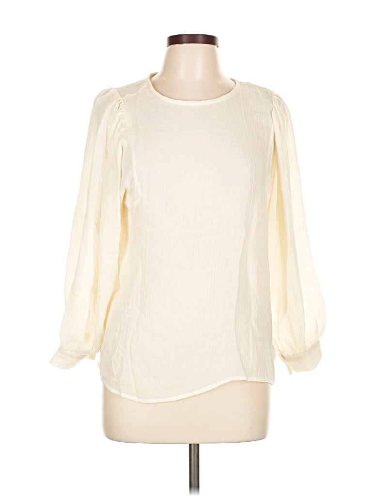 Assorted Brands Long Sleeve Blouse In White